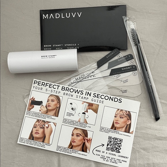 Brow Stamp Kit - Black - Picture 2 of 3